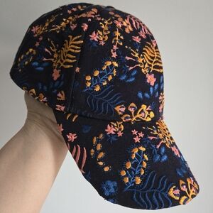 GALERIES LAFAYETTE Floral Embroidered Cap